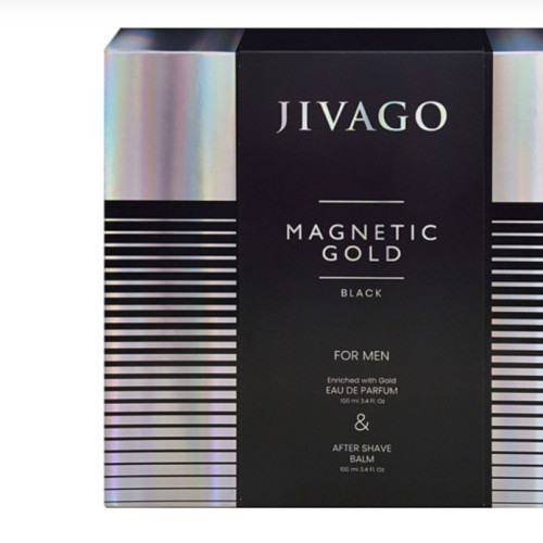 JIVAGO MAGNETIC GOLD  סט א.ד.פ + אפטר שייב לגבר
