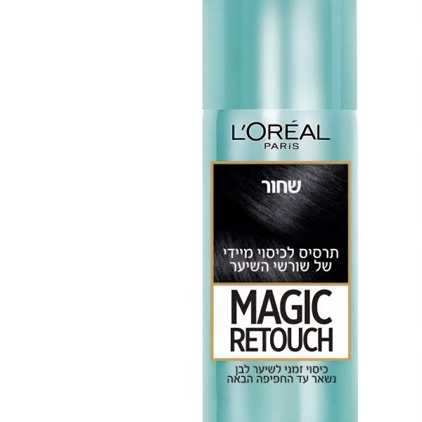 ספריי לכיסוי שורשים מגיק ריטאצ' Loreal בגוון שחור - נפח 75 מ''ל